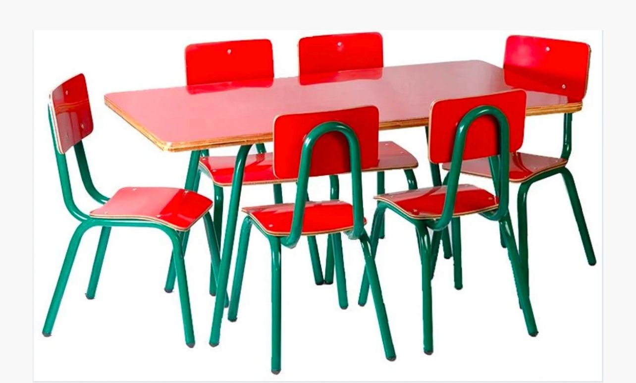 JUEGO DE MESA RECTANGULAR CON SILLA